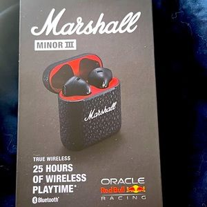 Marshall airpods custom Red Bull Oracle